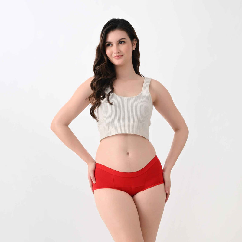 Leakproof Panties for Urine Leak – Cotton Midwaist-Waist, Reusable (Pack of 3) | Woomly