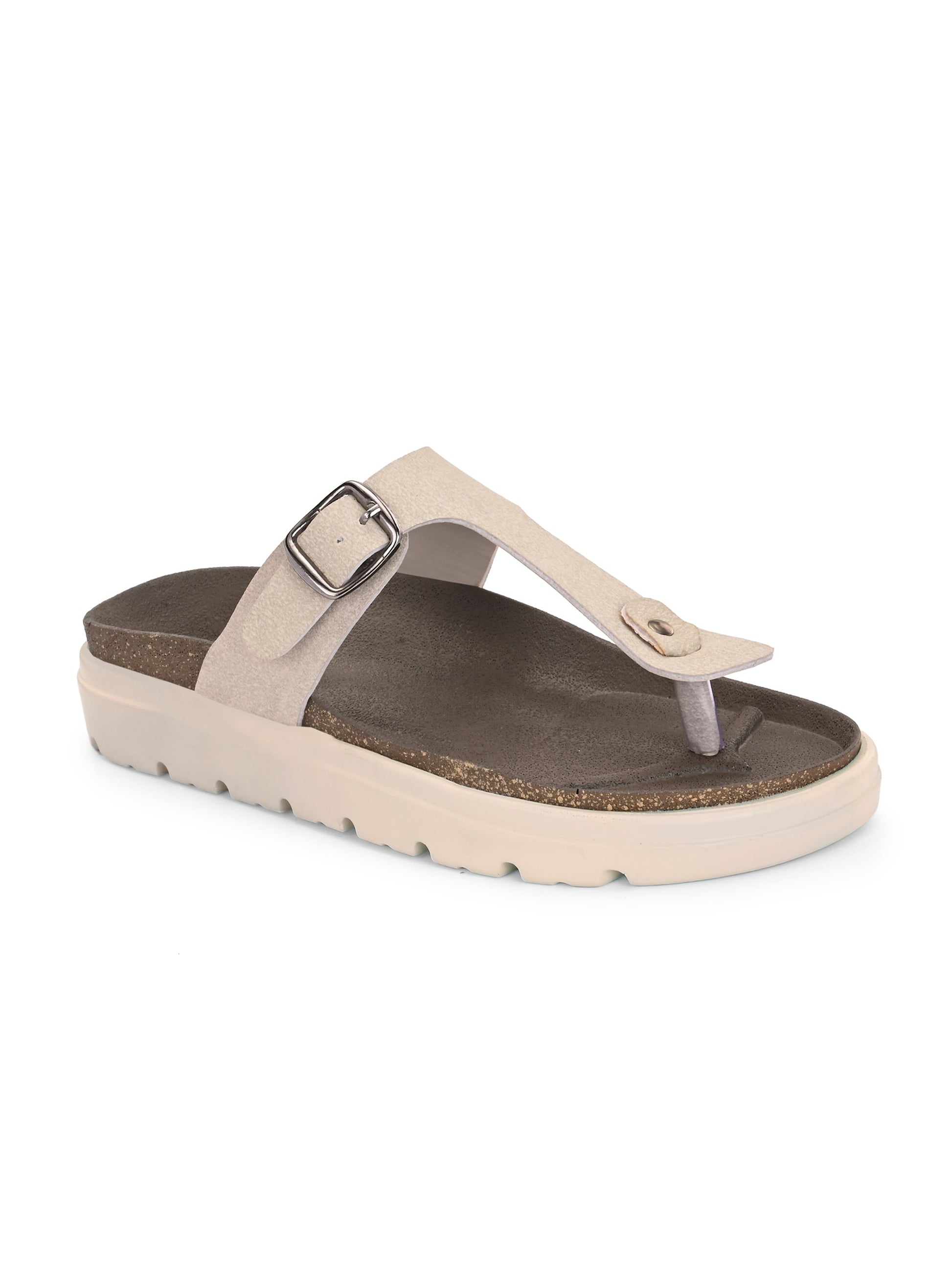 El Paso Women Open Toe Flats-1