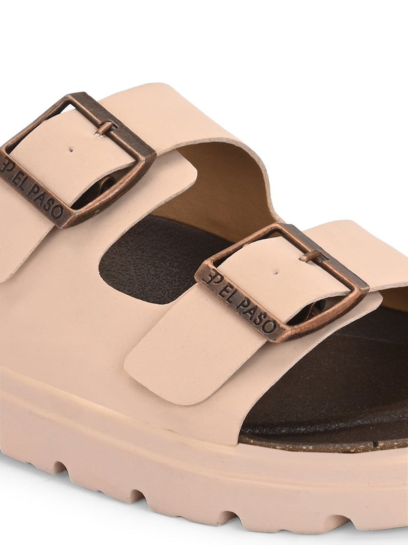 El Paso Women Open Toe Slip-On Flats-12