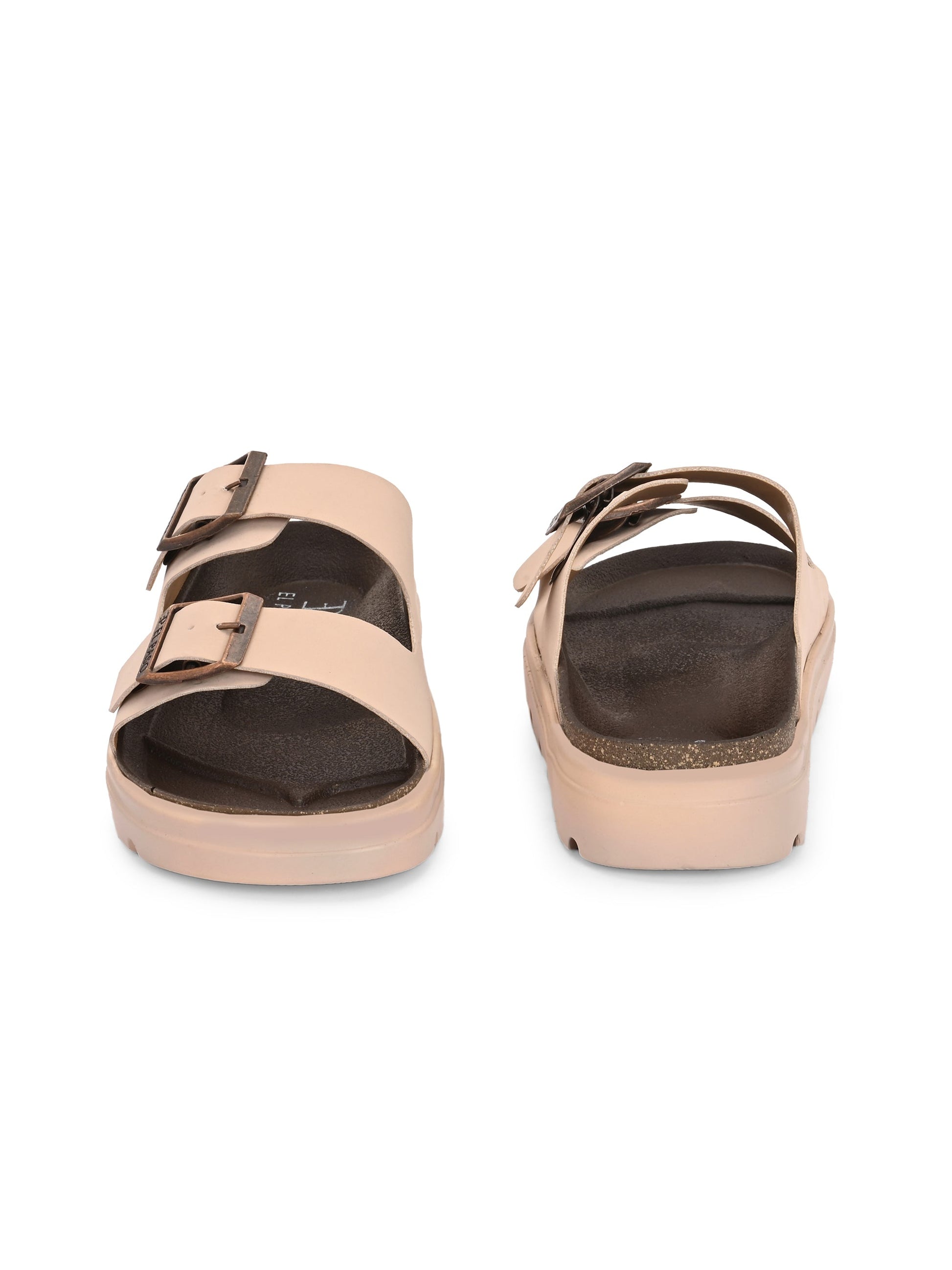 El Paso Women Open Toe Slip-On Flats-13