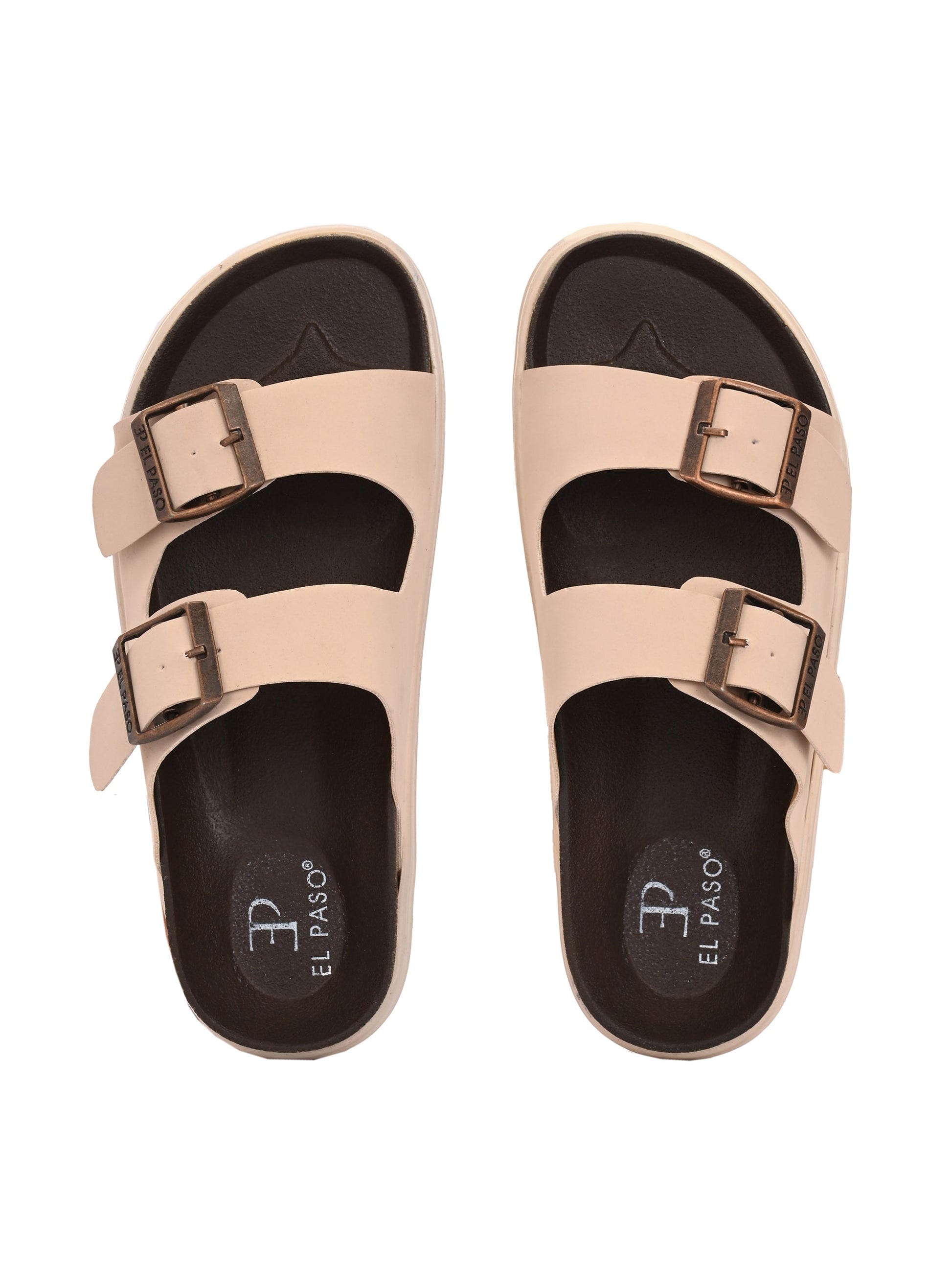 El Paso Women Open Toe Slip-On Flats-14