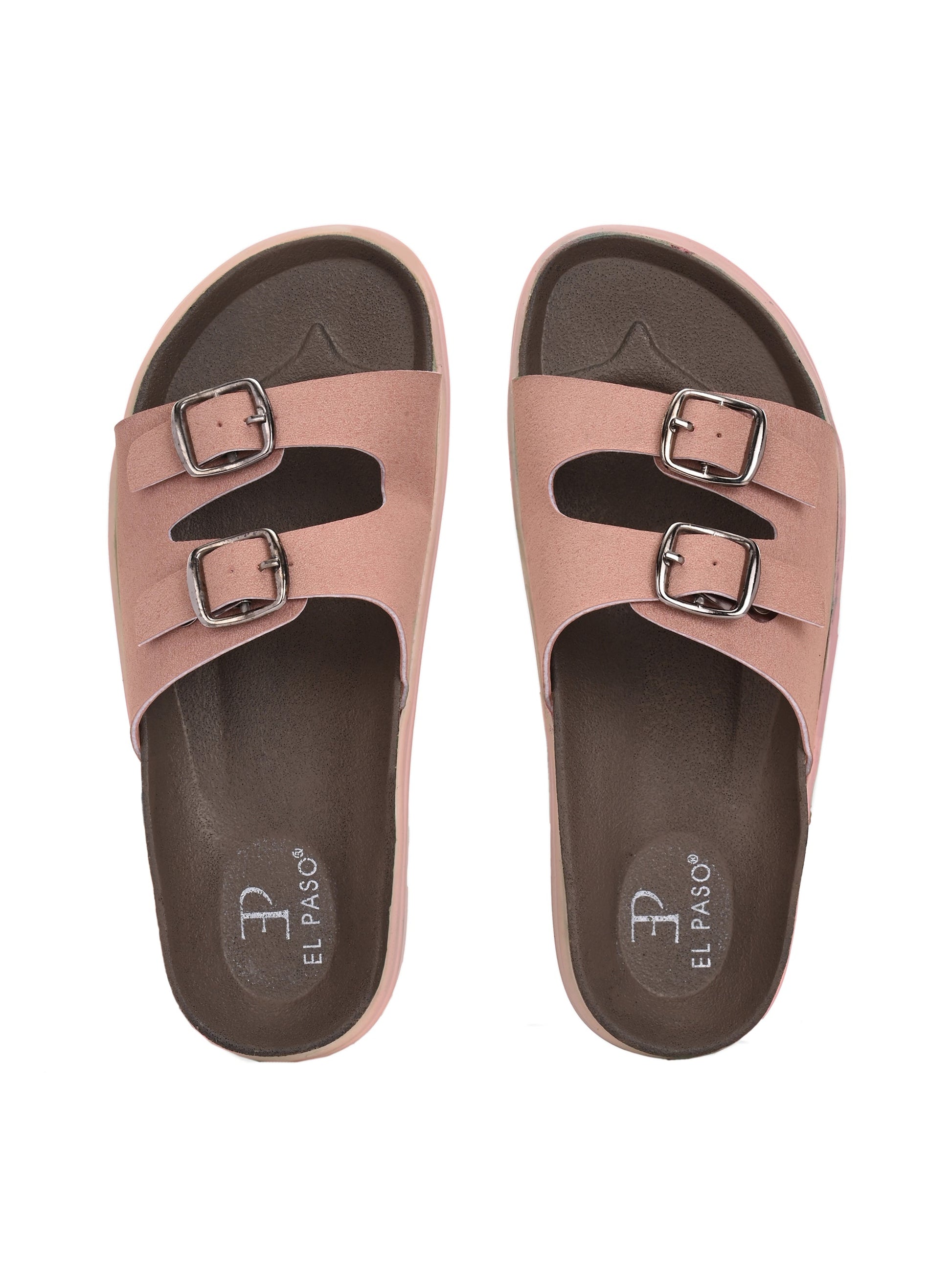 El Paso Women Open Toe Comfort Heel Sandals-24