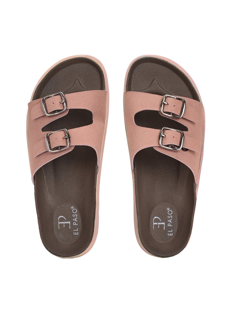 El Paso Women Open Toe Comfort Heel Sandals-24