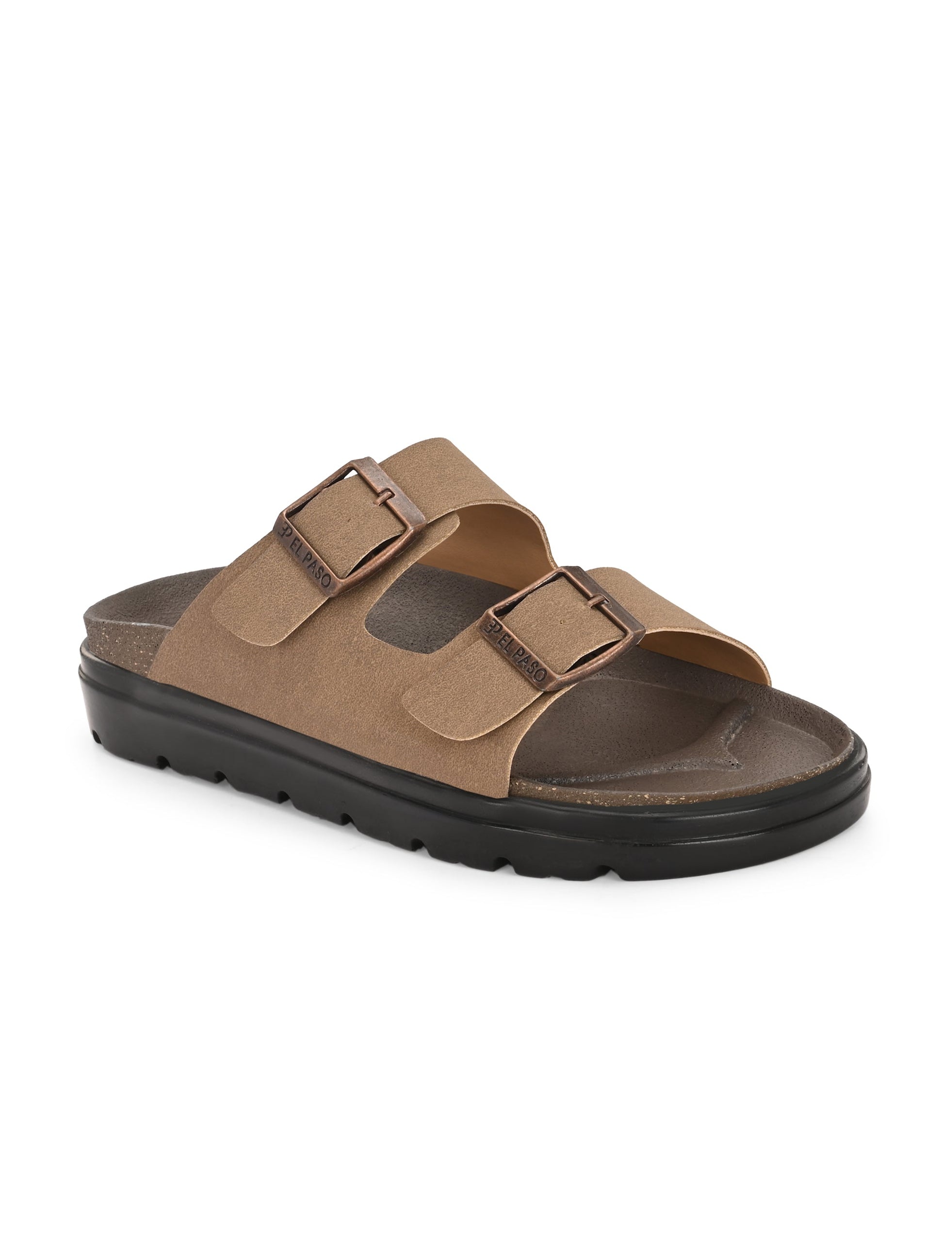 El Paso Women Open Toe Slip-On Flats-1