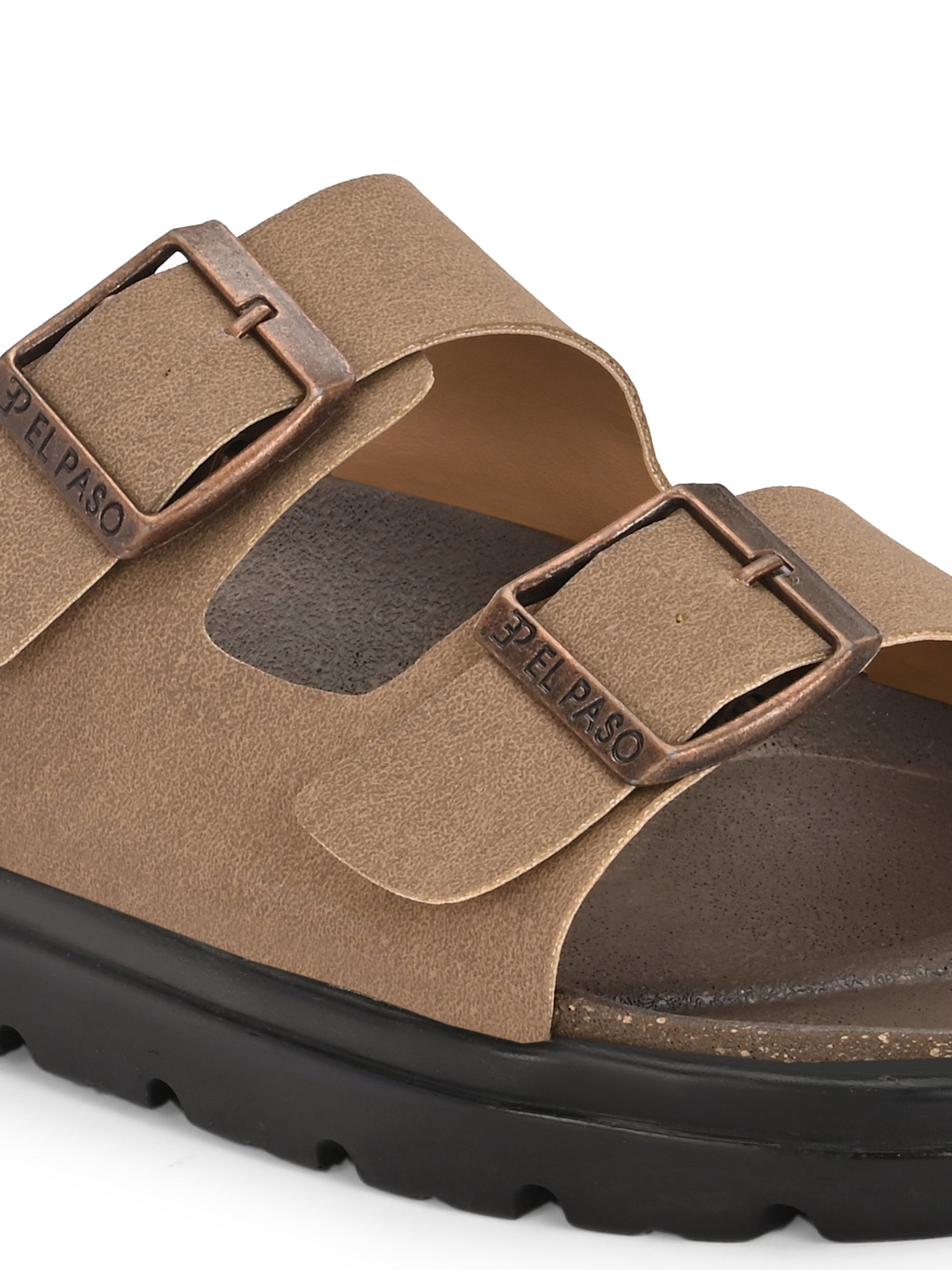 El Paso Women Open Toe Slip-On Flats-4