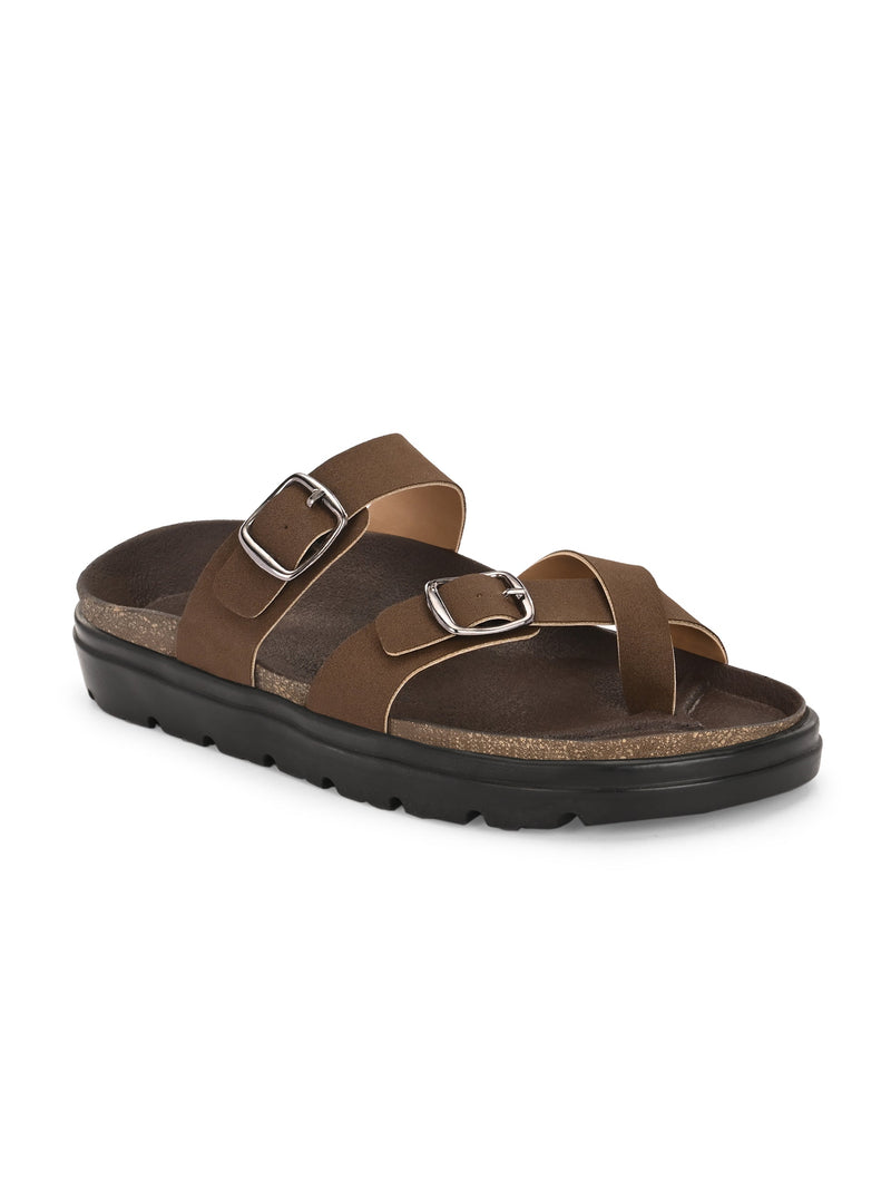 El Paso Women One Toe Slip-On Flats-9