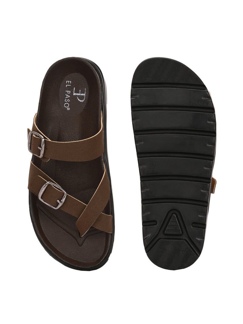 El Paso Women One Toe Slip-On Flats-14