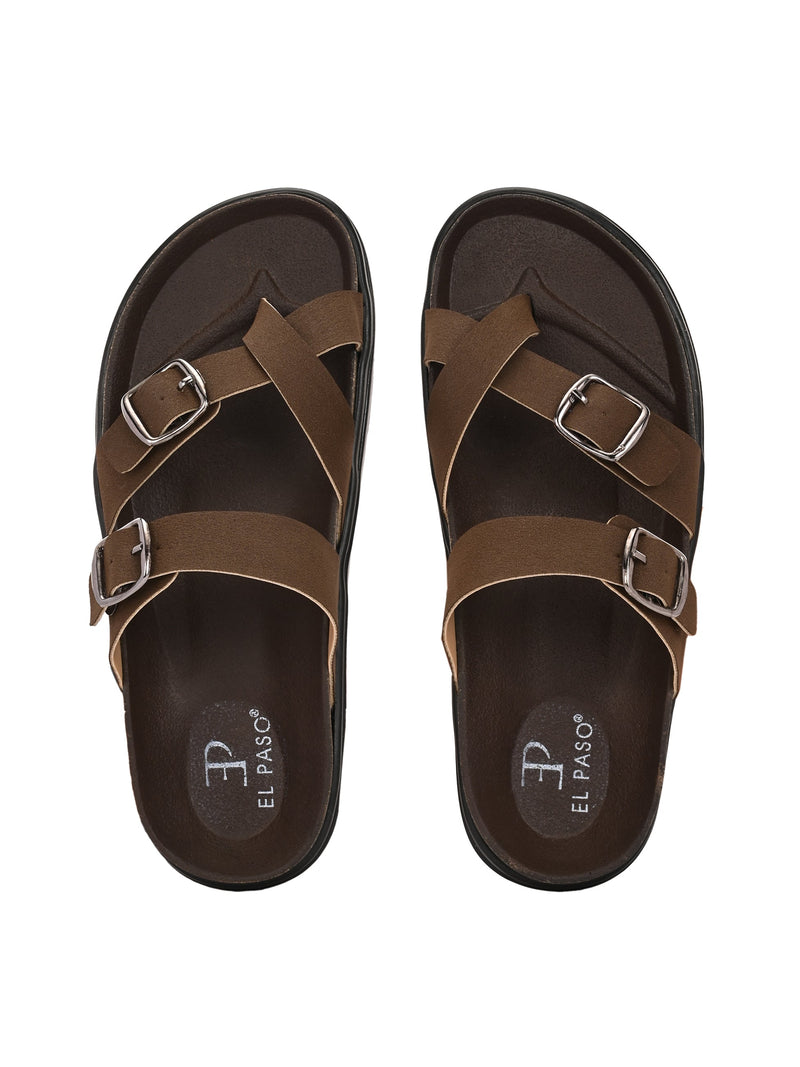 El Paso Women One Toe Slip-On Flats-15