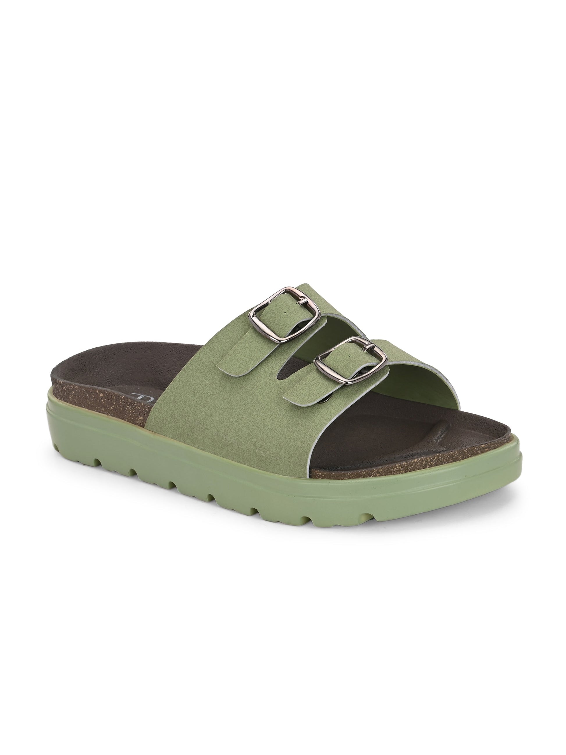 El Paso Women Open Toe Comfort Heel Sandals-9