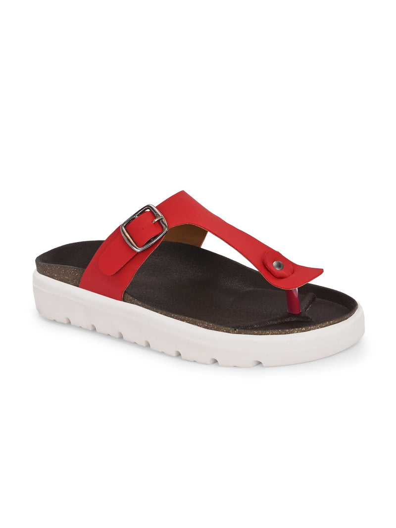El Paso Women Open Toe Flats-17