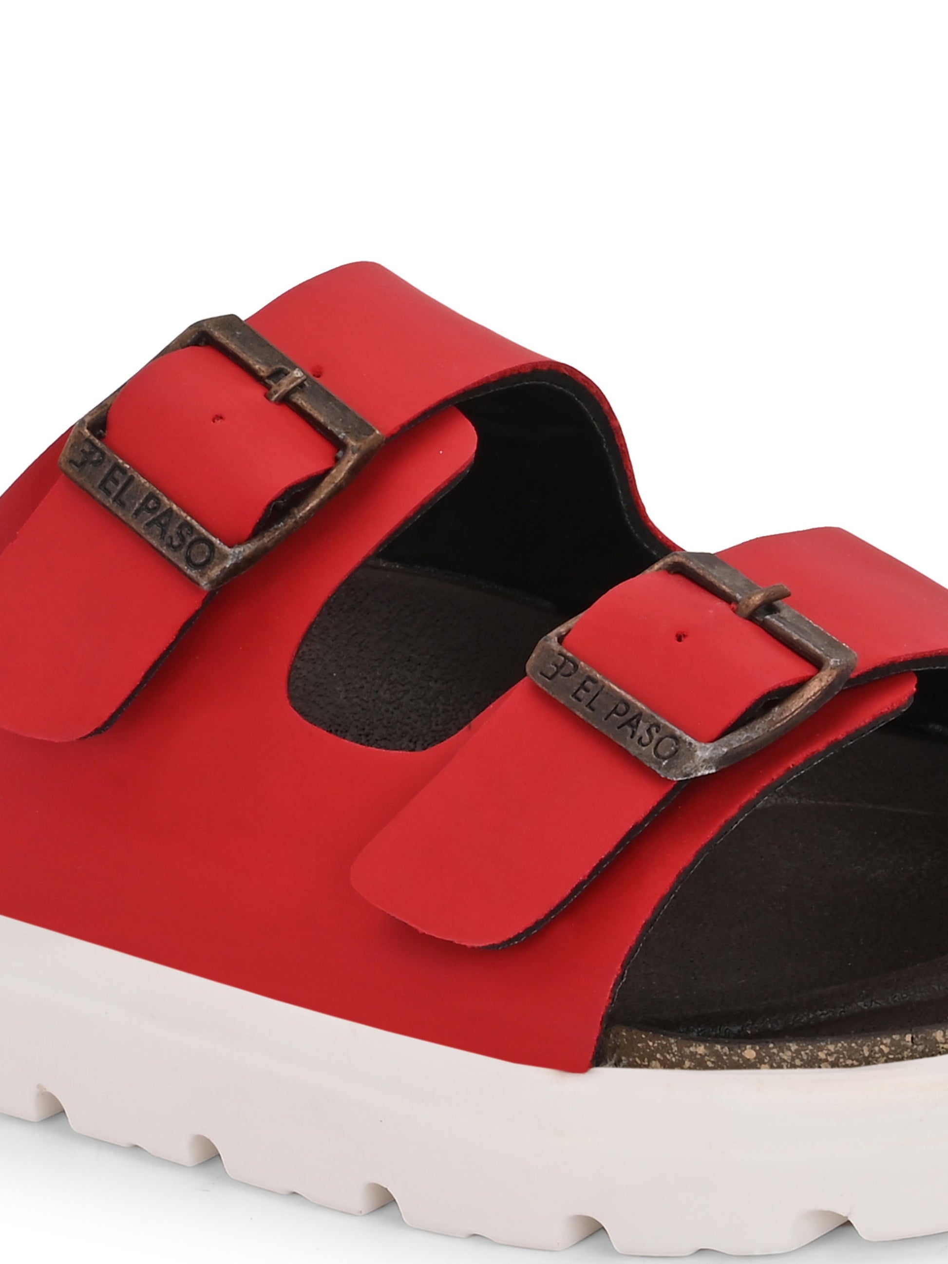 El Paso Women Open Toe Slip-On Flats-20