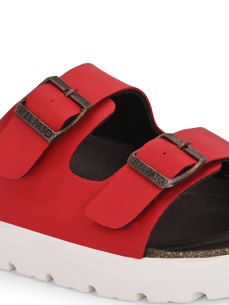 El Paso Women Open Toe Slip-On Flats-20