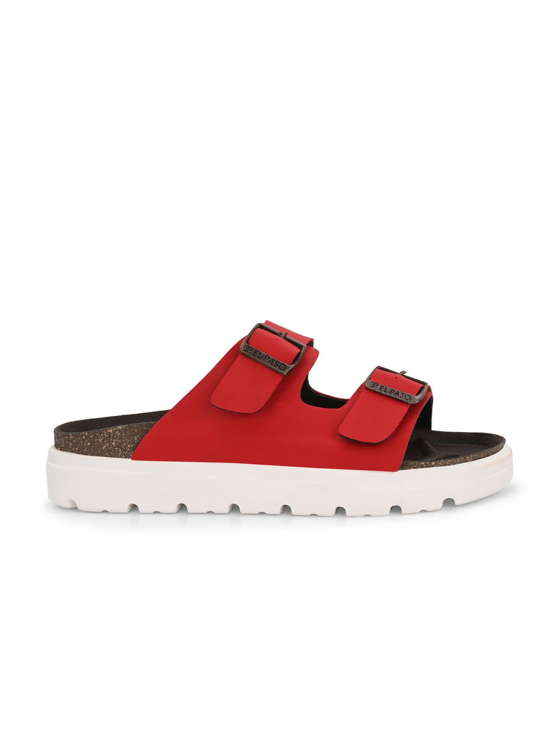 El Paso Women Open Toe Slip-On Flats-18