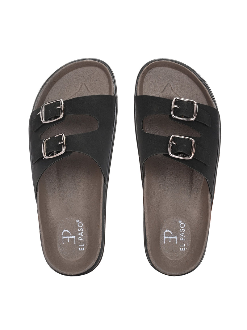 El Paso Women Open Toe Comfort Heel Sandals-8