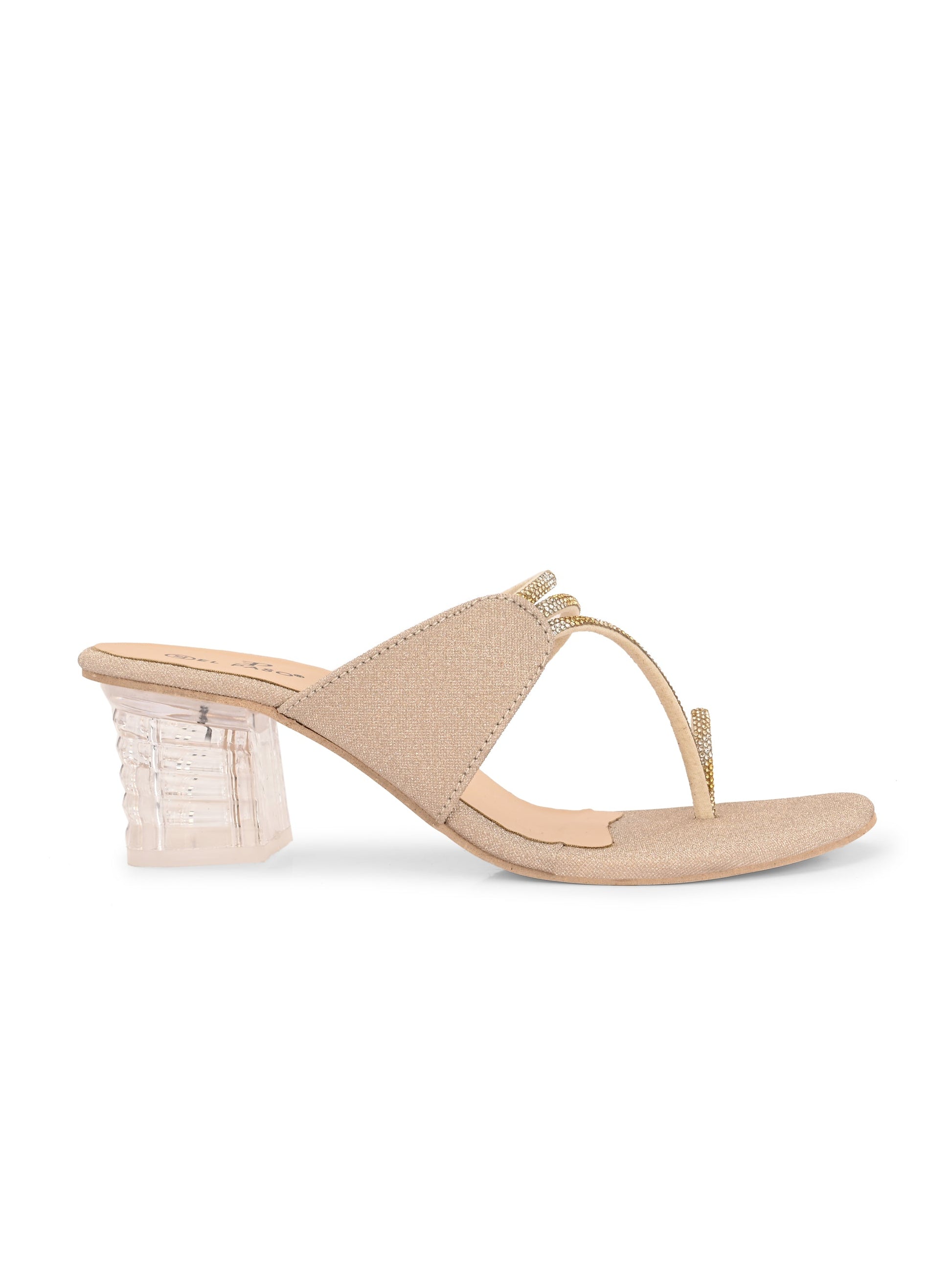 El Paso Women Open Toe Block Heel Sandals-2