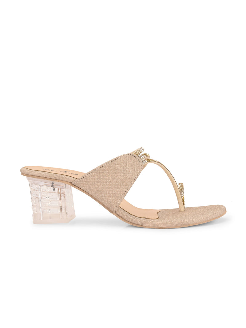 El Paso Women Open Toe Block Heel Sandals-2