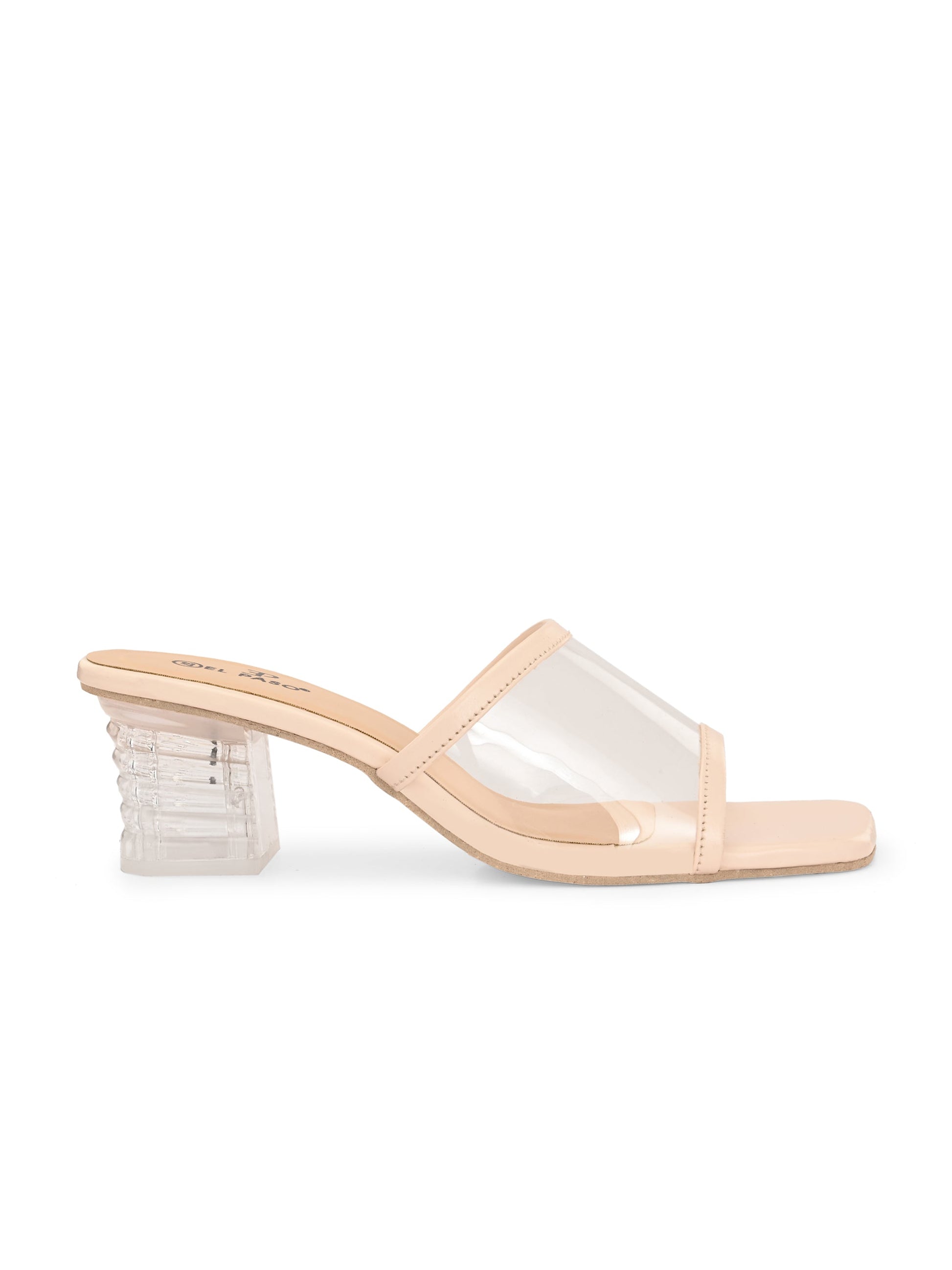El Paso Women Open Toe Block Heel Sandals-4
