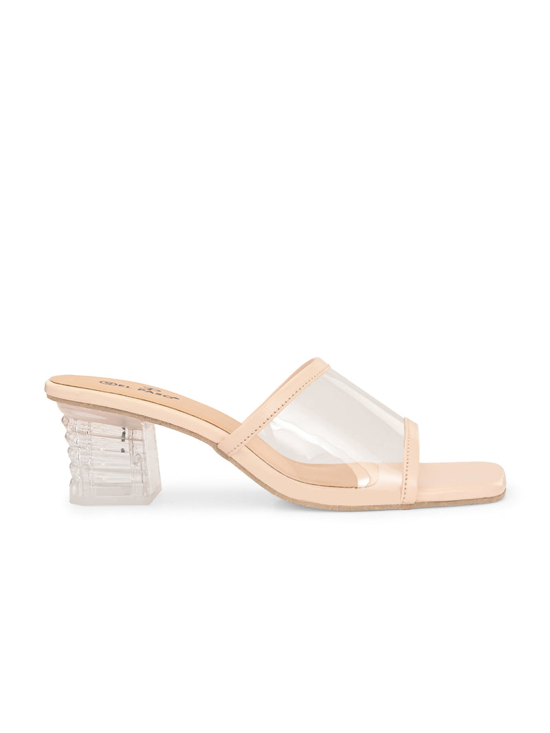 El Paso Women Open Toe Block Heel Sandals-4