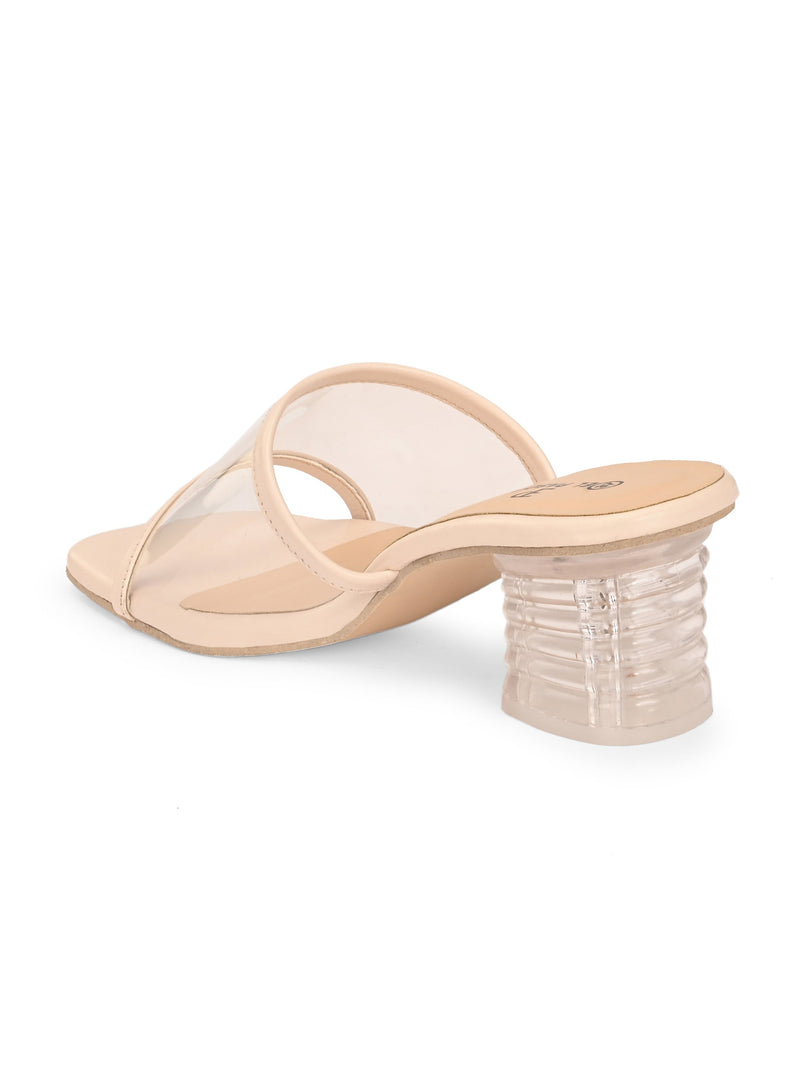 El Paso Women Open Toe Block Heel Sandals-3