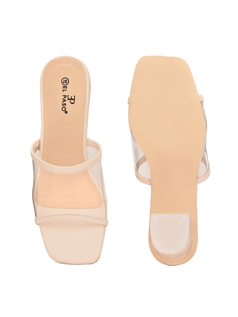 El Paso Women Open Toe Block Heel Sandals-6