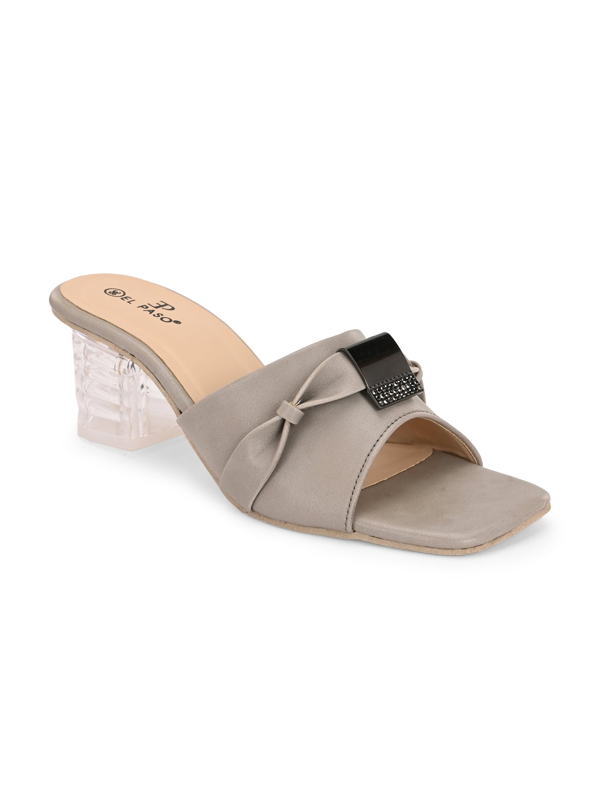 El Paso Women Open Toe Block Heel Sandals-1