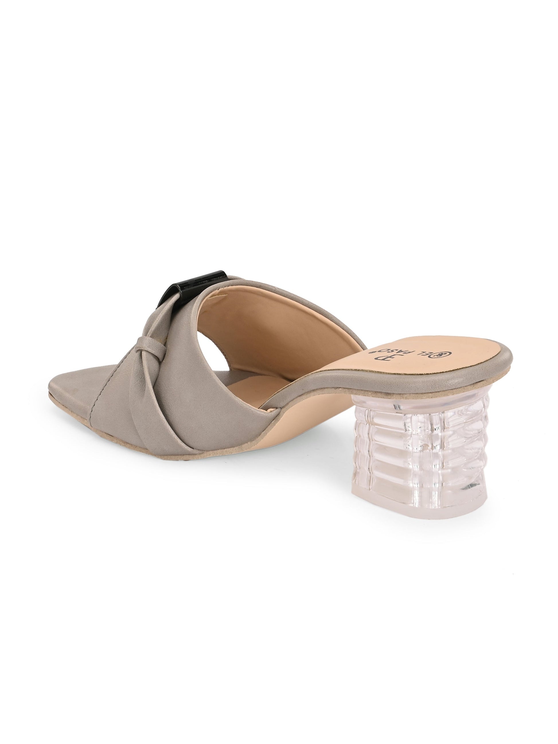 El Paso Women Open Toe Block Heel Sandals-3