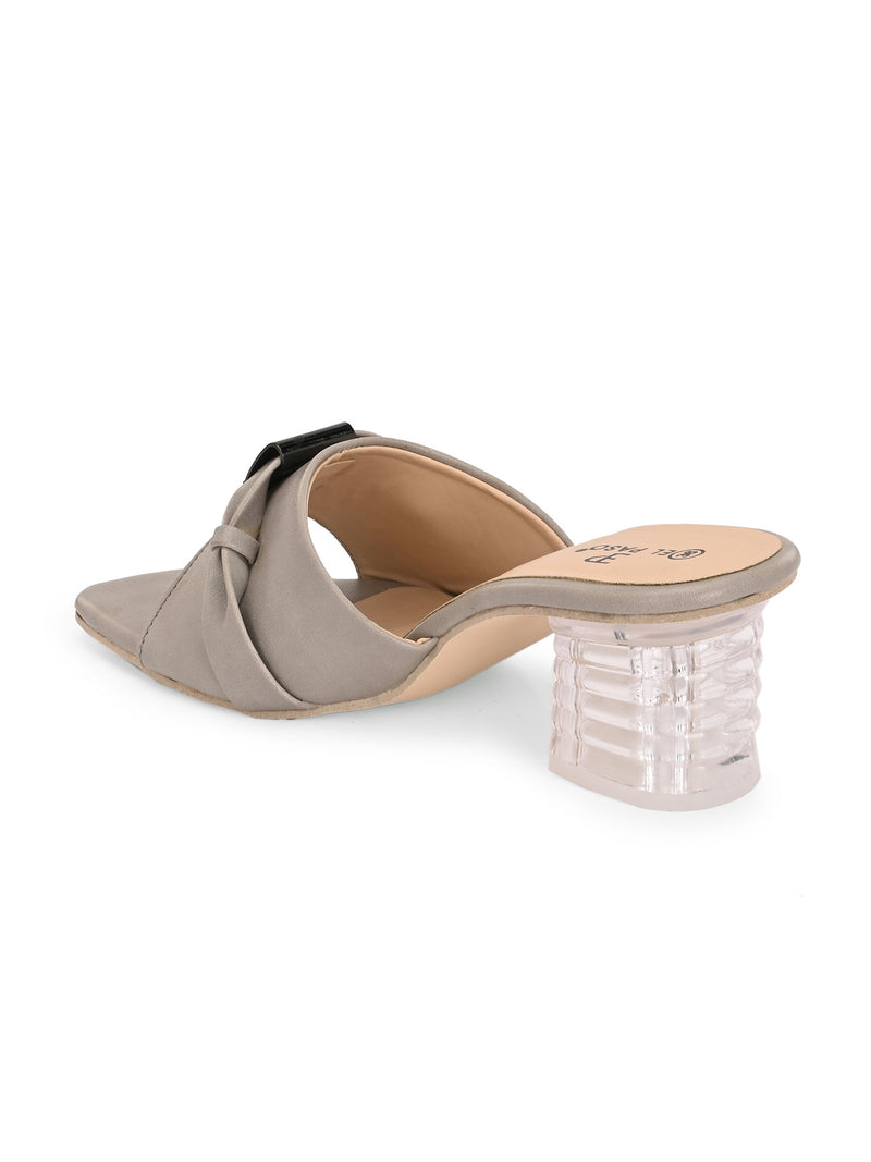 El Paso Women Open Toe Block Heel Sandals-3