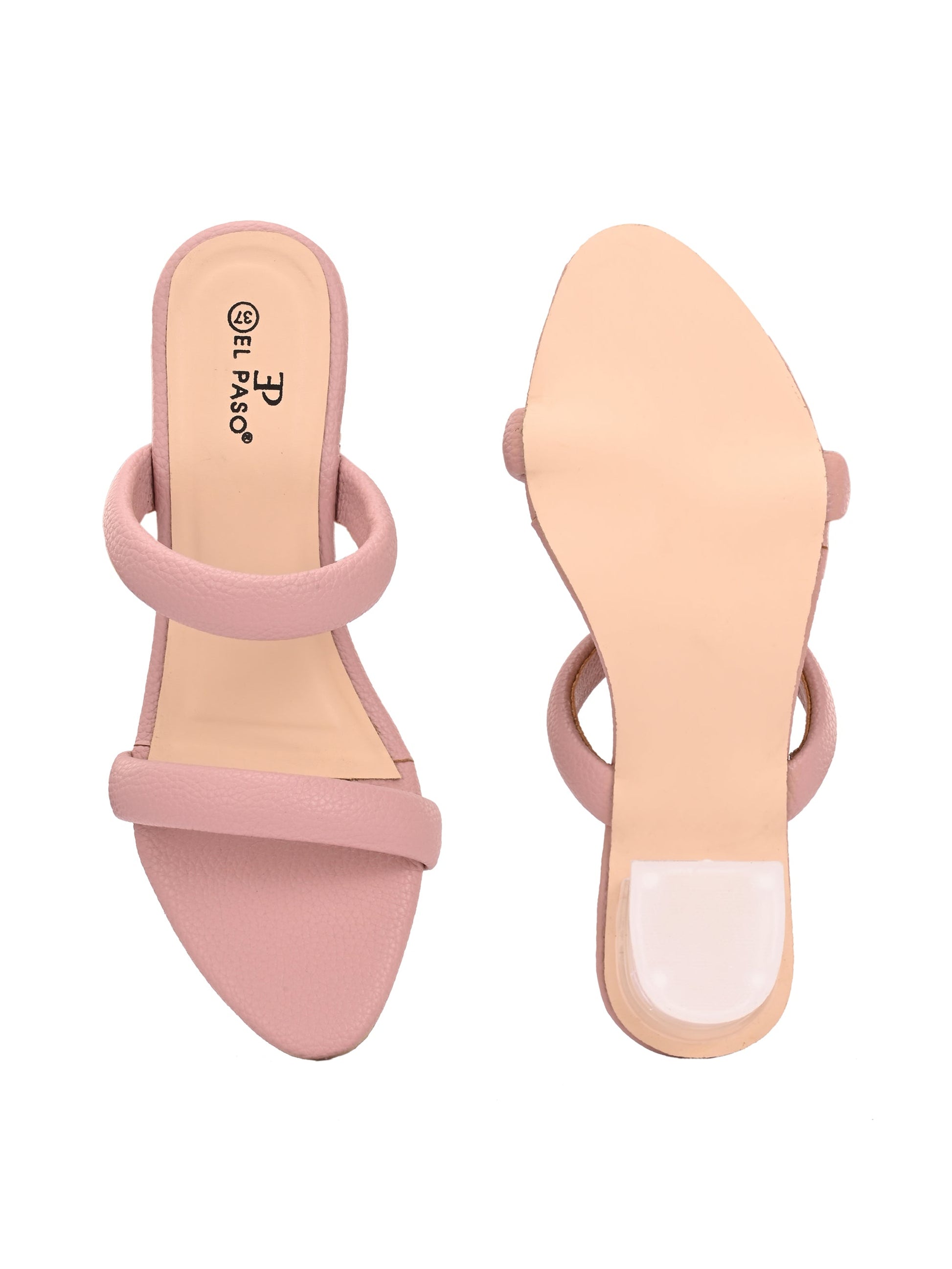 El Paso Open Toe Block Heel Sandals-5