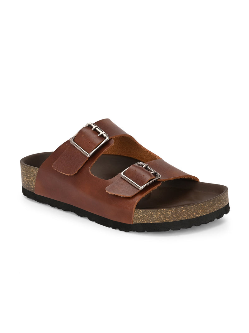 El Paso Women One Toe Flats with Buckles-1