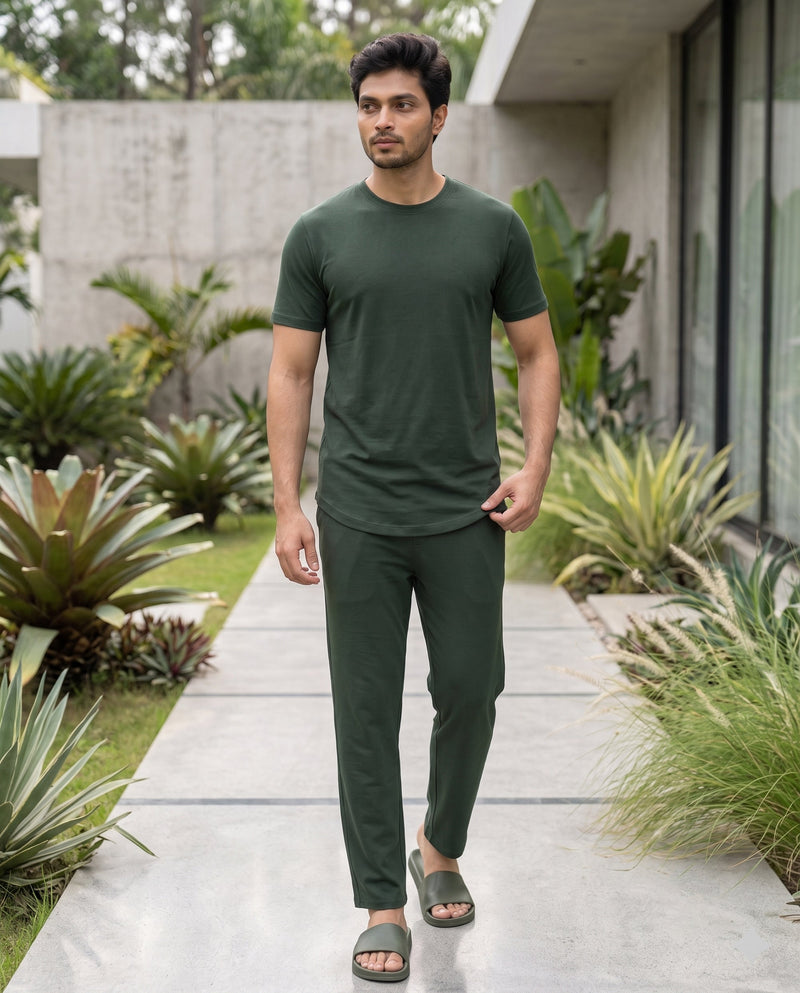 Urbanite Bamboo Pant  (Dark Green)