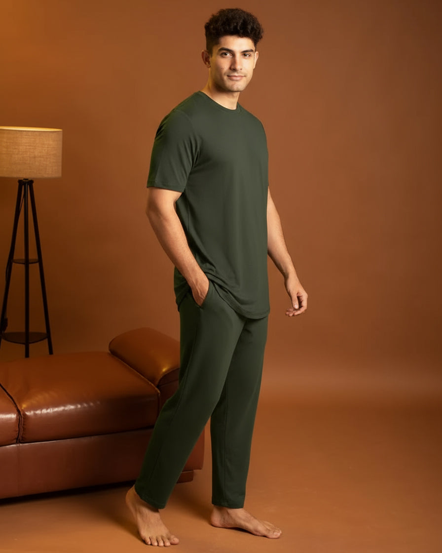 Urbanite Bamboo Pant  (Dark Green)