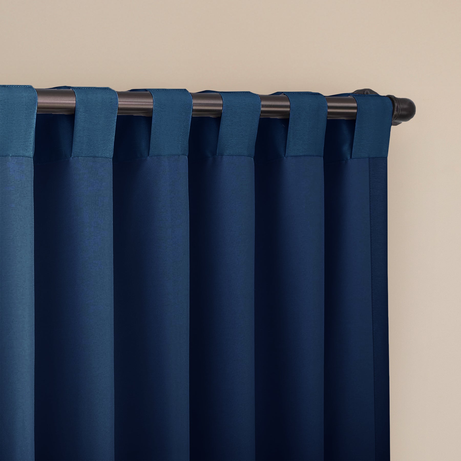 Fort Essential - Back Tab Blackout Curtain (Navy Blue)