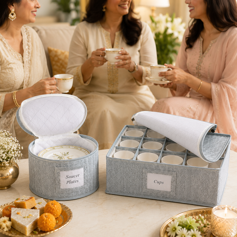 Dinnerware Storage Organizer Set