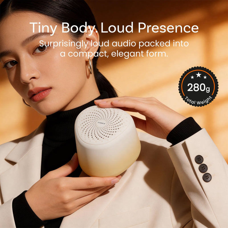 HAMMER Drop Sunrise 5W Portable Speaker with Bluetooth 6.0 & Up to 32H Playtime Beige-7
