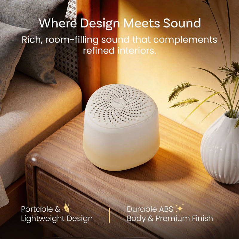 HAMMER Drop Sunrise 5W Portable Speaker with Bluetooth 6.0 & Up to 32H Playtime Beige-3