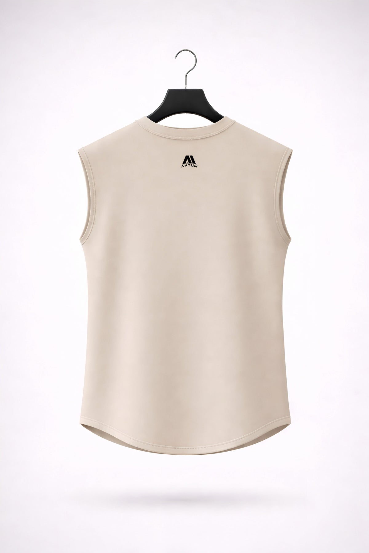 Beige Drop Shoulder Sleeveless