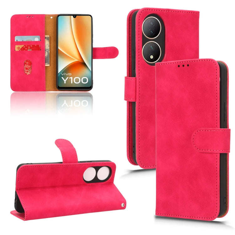 Skin Feel Magnetic Flip Leather Phone Case, For vivo S17 5G, For vivo Y100 5G-13