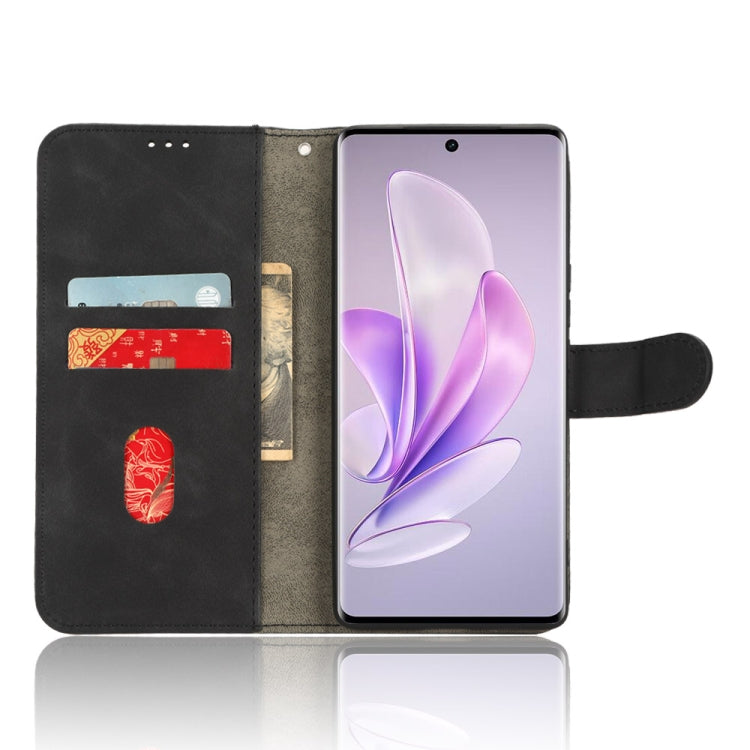 Skin Feel Magnetic Flip Leather Phone Case, For vivo S17 5G, For vivo Y100 5G-4