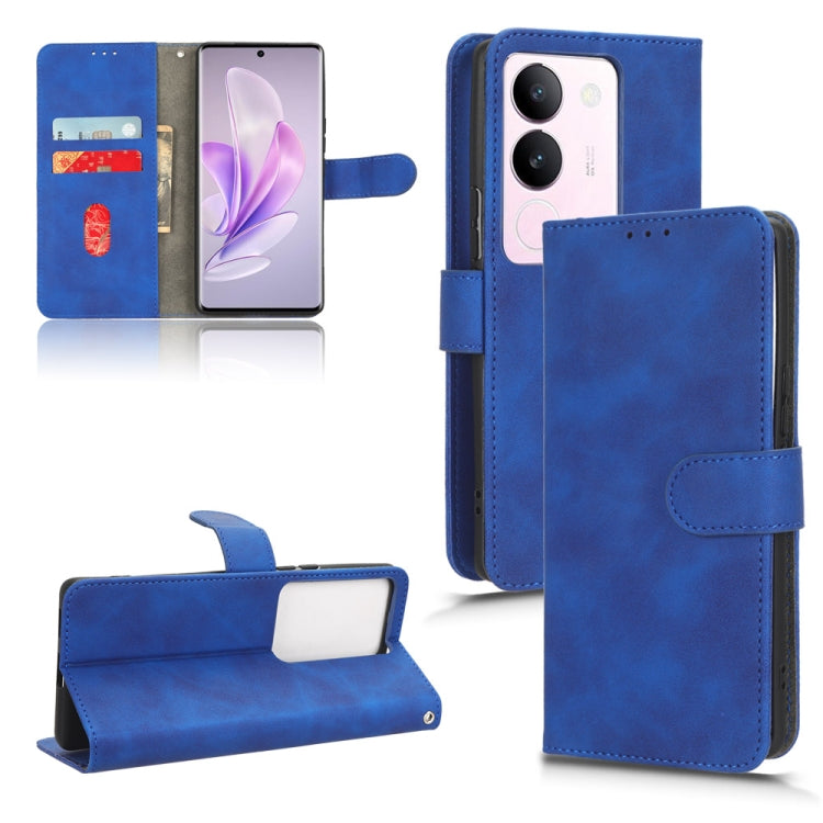 Skin Feel Magnetic Flip Leather Phone Case, For vivo S17 5G, For vivo Y100 5G-6