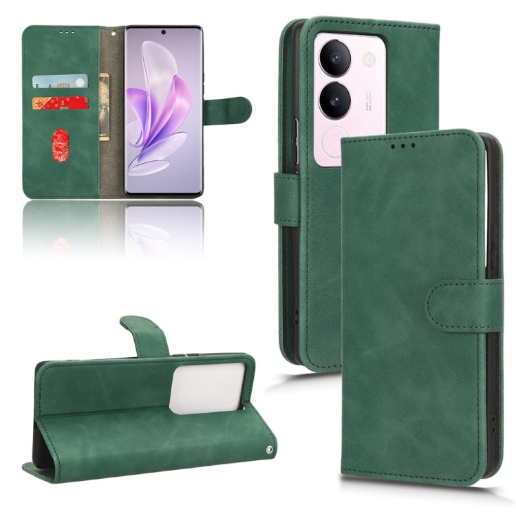 Skin Feel Magnetic Flip Leather Phone Case, For vivo S17 5G, For vivo Y100 5G-7