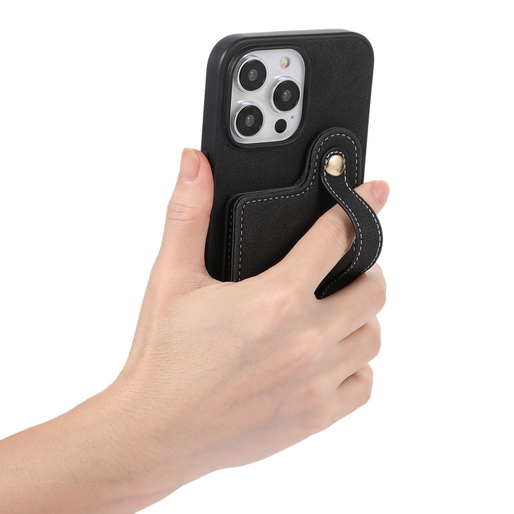 ABEEL Litchi Texture Card Bag PU Phone Case, For iPhone 14 Pro, For iPhone 14 Pro Max-3