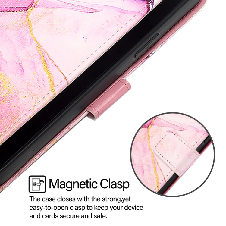 PT003 Marble Pattern Flip Leather Phone Case, For vivo Y27 4G Global-4