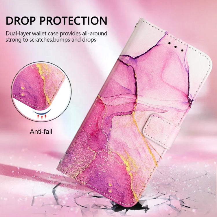 PT003 Marble Pattern Flip Leather Phone Case, For vivo Y27 4G Global-7