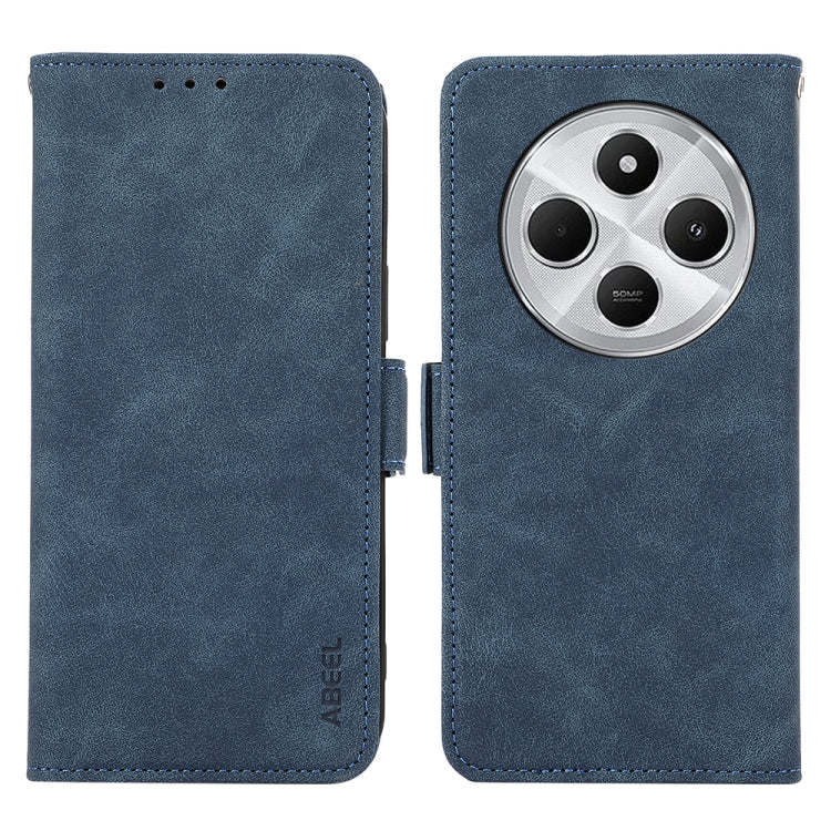 ABEEL Frosted Magnetic RFID Leather Phone Case, For Redmi 14C 4G-10