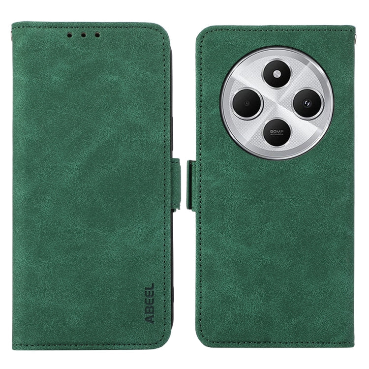 ABEEL Frosted Magnetic RFID Leather Phone Case, For Redmi 14C 4G-11