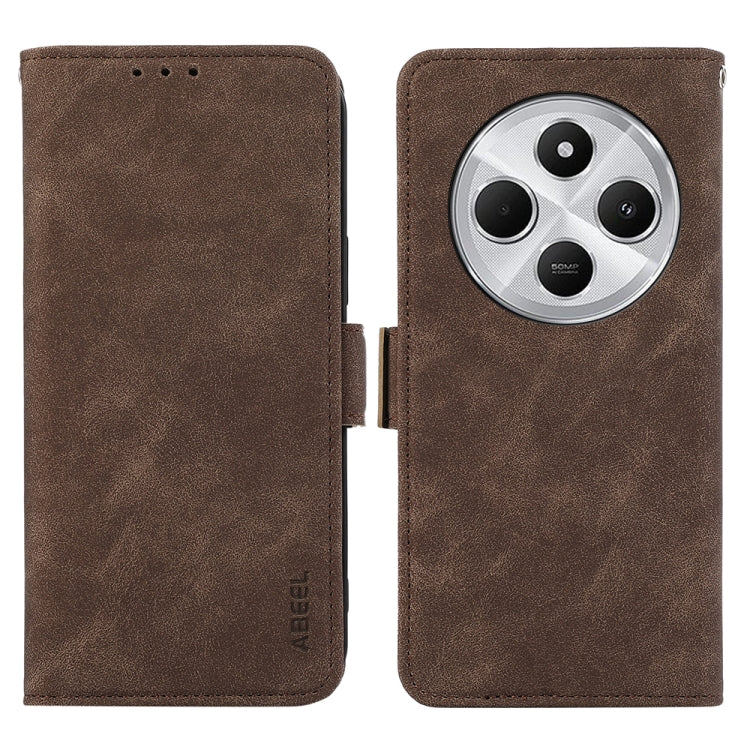 ABEEL Frosted Magnetic RFID Leather Phone Case, For Redmi 14C 4G-13