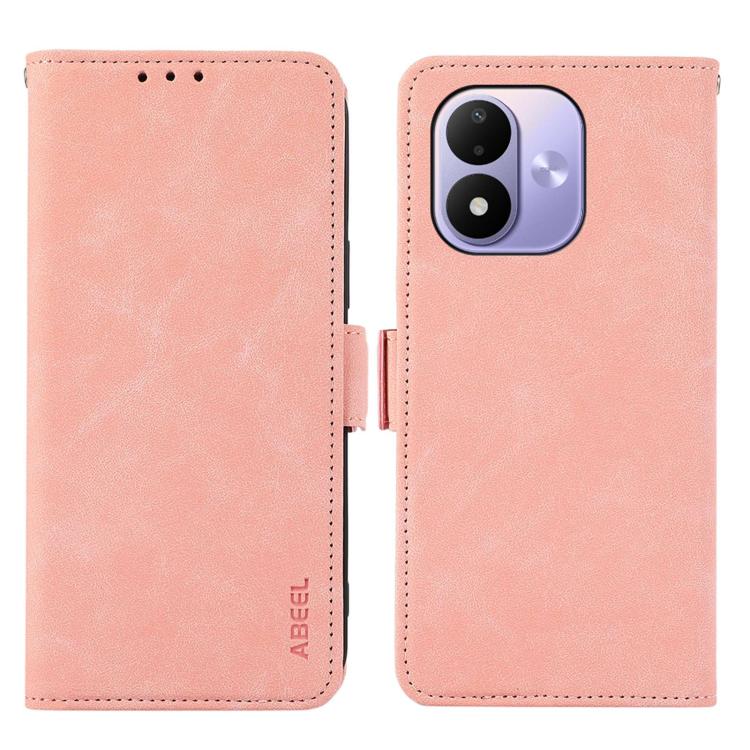 ABEEL Frosted Magnetic RFID Leather Phone Case, For Redmi Note 17 4G Global 169.7mm, For Redmi K100 Pro Max/Poco F9 Ultra 5G, For Redmi K100 Pro 5G/Poco F9 Pro 5G, For Redmi 17 5G / 4G Global 170mm