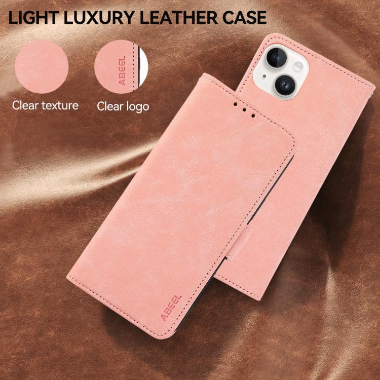 ABEEL Frosted Magnetic RFID Leather Phone Case, For Redmi Note 17 4G Global 169.7mm, For Redmi K100 Pro Max/Poco F9 Ultra 5G, For Redmi K100 Pro 5G/Poco F9 Pro 5G, For Redmi 17 5G / 4G Global 170mm-9
