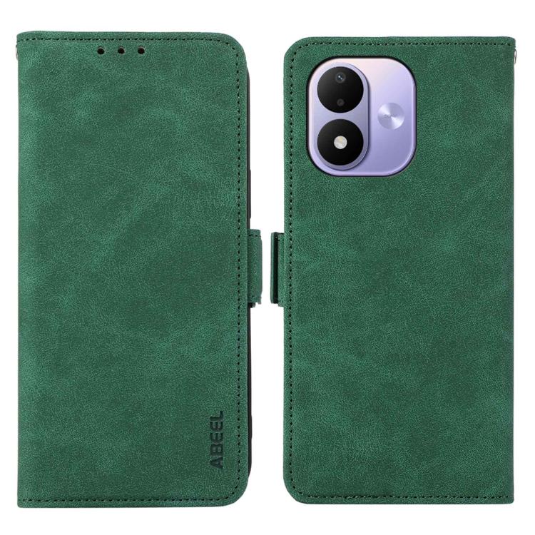 ABEEL Frosted Magnetic RFID Leather Phone Case, For Redmi Note 17 4G Global 169.7mm, For Redmi K100 Pro Max/Poco F9 Ultra 5G, For Redmi K100 Pro 5G/Poco F9 Pro 5G, For Redmi 17 5G / 4G Global 170mm-12