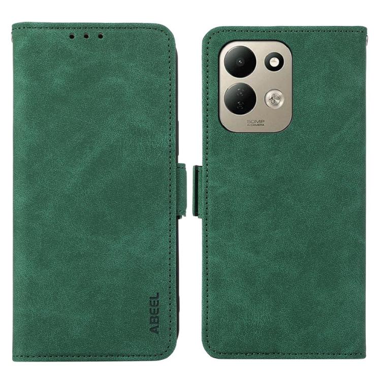 ABEEL Frosted Magnetic RFID Leather Phone Case, For Redmi Note 17 4G Global 169.7mm, For Redmi K100 Pro Max/Poco F9 Ultra 5G, For Redmi K100 Pro 5G/Poco F9 Pro 5G, For Redmi 17 5G / 4G Global 170mm-30